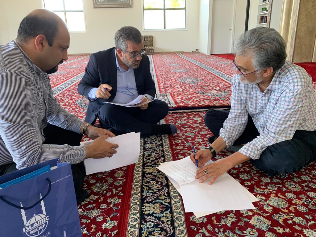 Islamic Relief Australia signed an MOU with Southport Islamic Cenre and is honoured to be part of a visionary journey to fulfill the various needs of our Queensland Muslim community.
