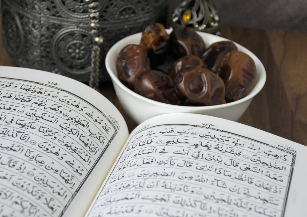 sunnah for fasting is to break it dates, you are also encouraged to increase in good deeds, such as reading qur'an