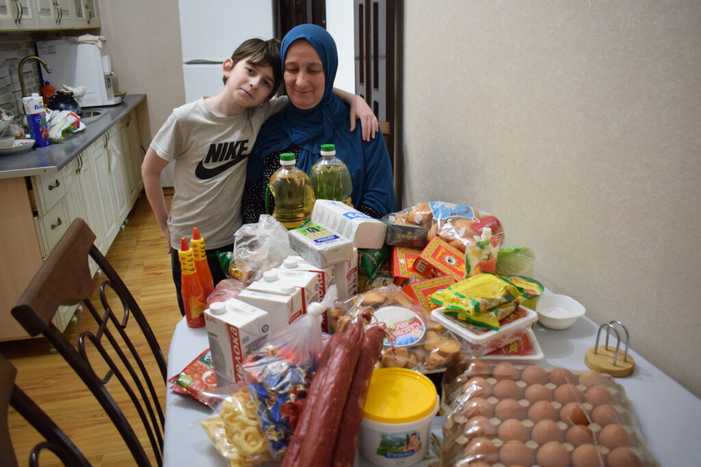Ramadan 2023 programme is encompassing 1402 families in Chechnya this year. Larisa and her family are one of the recipients.