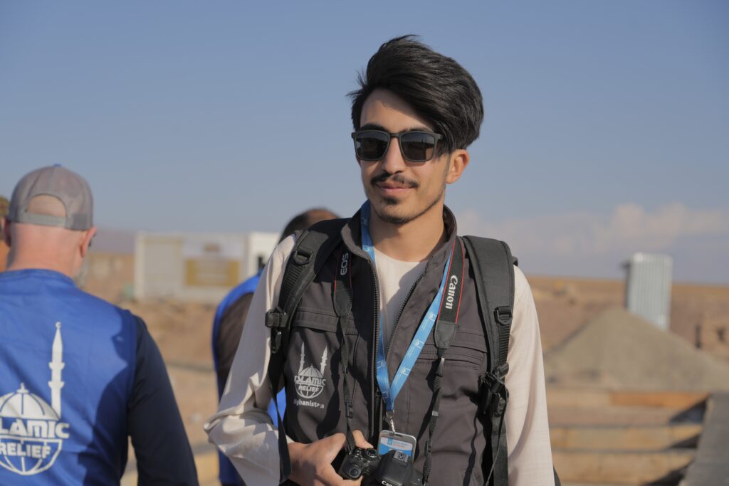 Mohammad Najibi, a photographer for Islamic Relief based in Afghanistan’s Herat province