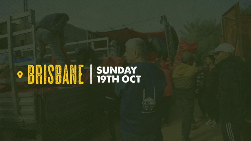 Food Distribution in Gaza by Islamic Relief Australia-Brisbane event