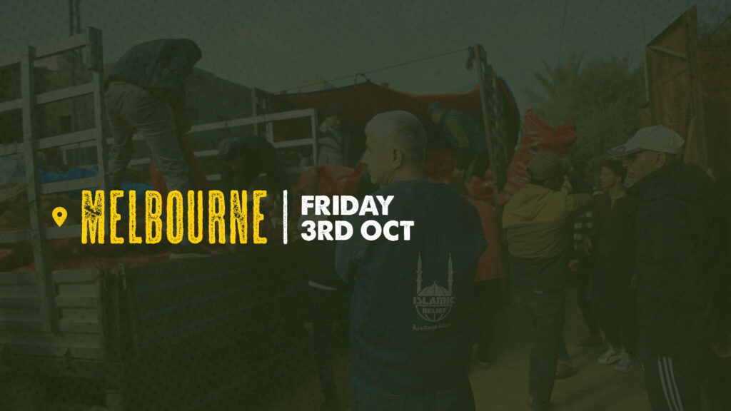 Food Distribution in Gaza by Islamic Relief Australia-melbourne event