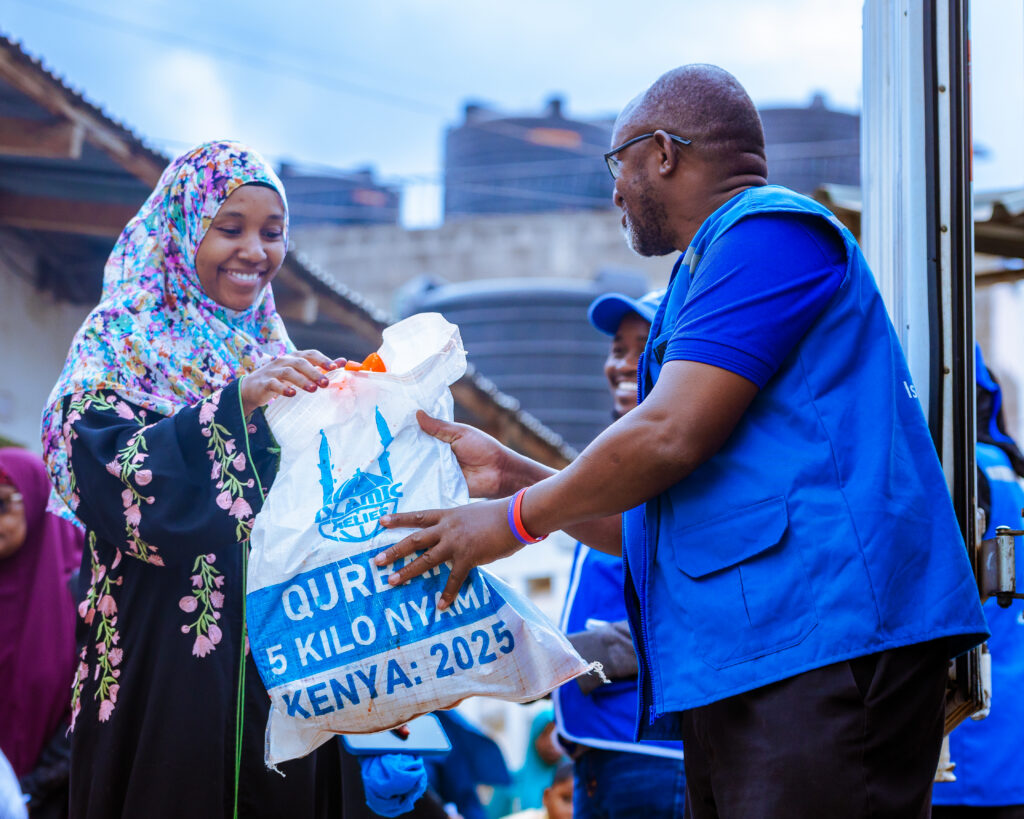 Qurban reaching those most in need in countries like this woman in Somalia during Eid Al-Adha.  